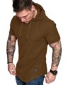 Lexiart Mens Fashion Athletic Hoodies Sport Sweatshirt Solid Color Fleece Pullover by Lexiart