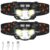 LHKNL Headlamp Flashlight, Lumen Ultra-Light Bright LED Rechargeable Headlight with White Red Light, 2-Pack Waterproof Motion Sensor Head Lamp,8 Modes for Outdoor Camping… by LHKNL