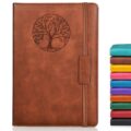 Lined Journal Notebook for Women Men,256 Pages A5 Hardcover Leather Journals for Writing,Travel,Business,Work & School,College Ruled Notebooks for Note Taking,Diary Notepad… by Biuwory