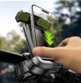 LISEN Bike Phone Holder, [Super Easy Install] Ultra Stable Motorcycle Phone Mount, Bicycle Handlebar Holder Mount for Adults Kids, Bike Bicycle Ebike Gear Accessories, for… by LISEN