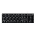 Logitech G413 SE Full-Size Mechanical Gaming Keyboard – Backlit Keyboard with Tactile Mechanical Switches, Anti-Ghosting, Compatible with Windows, macOS – Black Aluminum by Logitech G