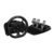 Logitech G923 Racing Wheel and Pedals, TRUEFORCE up to 1000 Hz Force Feedback, Gaming Steering Wheel PS5, PS4, PC, Mac, Genuine Leather- Black by Logitech G