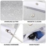 lovyoCoCo Evening Bag Clutch Purses for Women Ladies Sparkling Party Handbag Wedding Bag by lovyoCoCo