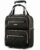 LUGGEX Underseat Carry On Luggage with Wheels, Stylish Lightweight Under Seat Luggage, Soft Sided Personal Item Suitcase for Short Trip (Black, 16 Inch) by LUGGEX
