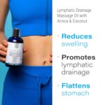 Lymphatic Drainage Massage Oil with Arnica Oil & Coconut for Post Surgery Recovery & Lymphatic Drainage Massager, Liposuction, 360 Lipo, BBL, After Tummy Tuck Surgery Items,... by Bruizex