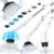 LyriFine Electric Spin Scrubber, New Full-Body IPX7 Waterproof Bathroom Cleaner Brush, Shower Scrubber with Long Handle & 2 Speed, Heads Replacement, Cleaning Supplies for Tub… by LyriFine