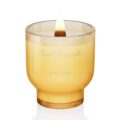 M&SENSE 9.88oz Natural Soy Wax Jar Candle with Wooden Wick | Carrot Cheesecake Scent | 55-Hour Burn & Long-Lasting Burn | Easter Candle Gift by M&SENSE