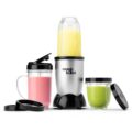 Magic Bullet Blender, Small, Silver, 11 Piece Set by Magic Bullet