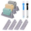 Magic Window Track Cleaner, Window Groove Cleaning Brush Tools Set by Bestylez