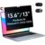 Magnetic Privacy Screen for Macbook Air 13.6/13 Inch (2022-2025, M2, M3, M4), Removable Matte Anti Glare Blue Light Protector Private Security Filter for 13.6inch Mac Laptop… by Peslv