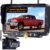 Magnetic Solar Wireless Backup Camera: 7″ Portable 1 Min Easy Install Scratch-Proof No Delay Backup Camera for Truck Rechargeable HD 1080P for Trailer Small RV Camper Pemacom P15 by pemacom
