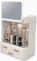 Makeup bag Storage Box, Countertop Portable Vanity Cosmetics MAKE UP bathroom organizers and Storage Cosmetics Organizer Box for Countertop & Drawers Skincare Organizers… by KME DailyTrade