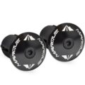 MARQUE Alloy ENZ Road Bike Handlebar Plugs – Aluminum Handle Bar Ends, Plugs for Drop Bars, Expandable Adjustable Locking End Caps – 2 pcs per Set by MARQUE