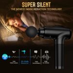Massage Gun Deep Tissue, Handheld Electric Muscle Massager, High Intensity Percussion Massage Device for Pain Relief with 9 Attachments & 30 Speed(Black) by OLsky
