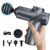 Massage Gun Deep Tissue, Silent Brushless Motor and Portable Massage Gun with 4 Interchangeable Heads for Deep Muscle Relief and Relaxation, Relax Gift by LEERCON