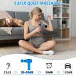 Massage Gun, Muscle Massage Gun for Athletes Handheld Electric Deep Tissue Back Massager, Percussion Massage Device for Pain Relief with 30 Speed Levels 9 Heads by APHERMA