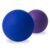 Massage Lacrosse Balls for Myofascial Release,Yoga Deep Tissue Massage,Trigger Point Therapy and Foot Plantar Fasciitis,Muscle Soreness Massager Ball (2Pack,Deep Blue and Purple) by Aegero
