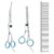 Maxshop Dog Grooming Scissors with Safety Round Tips, Heavy Duty Titanium Pet Grooming Trimmer Kit, Professional Thinning Shears, Curved Scissors with Comb for Dogs and Cats… by Maxshop