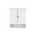 MCS 23×26 White Medicine Cabinet Organizer, Wall Mounted Bathroom Cabinet for Over-The-Toilet Storage, Bathroom Furniture & Restroom Organizer by MCS