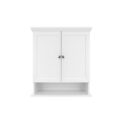 MCS 23×26 White Medicine Cabinet Organizer, Wall Mounted Bathroom Cabinet for Over-The-Toilet Storage, Bathroom Furniture & Restroom Organizer by MCS