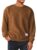 Men’s Crewneck Sweatshirts Soild Color Geometric Texture Long Sleeve Casual Pullover Shirt by Dokotoo Men