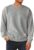 Men’s Crewneck Sweatshirts Soild Color Geometric Texture Long Sleeve Casual Pullover Shirt by Dokotoo Men