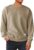 Men’s Crewneck Sweatshirts Soild Color Geometric Texture Long Sleeve Casual Pullover Shirt by Dokotoo Men