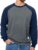 Men’s Fall Crewneck Sweatshirts Patchwork Long Sleeve Geometric Texture Casual Pullover Shirt by Dokotoo Men