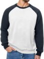 Men’s Fall Crewneck Sweatshirts Patchwork Long Sleeve Geometric Texture Casual Pullover Shirt by Dokotoo Men