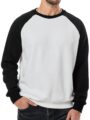 Men’s Fall Crewneck Sweatshirts Patchwork Long Sleeve Geometric Texture Casual Pullover Shirt by Dokotoo Men