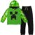 Minecraft Creeper Fleece Pullover Hoodie and Pants Outfit Set Little Kid to Big Kid by Minecraft
