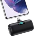 Mini Portable Charger 5000mAh Power Bank,15W PD USB C Cell Phone Portable Power, LCD Display Battery Pack Compatible With iPhone 15/15 Plus/15 Pro/15 Pro… by Feob