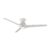 Modern Forms Tip Top Smart Indoor and Outdoor 3-Blade Flush Mount Ceiling Fan 52in Matte White with 2700K LED Light Kit and Remote Control worksworks with Alexa and iOS or… by Modern Forms