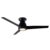 Modern Forms Tip Top Smart Indoor and Outdoor 3-Blade Flush Mount Ceiling Fan 44in Matte Black with 2700K LED Light Kit and Remote Control worksworks with Alexa and iOS or… by Modern Forms
