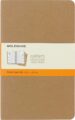 Moleskine Cahier Journal, Soft Cover, Large (5″ x 8.25″) Ruled/Lined, Black, 80 Pages (Set of 3) by Moleskine