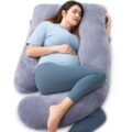 Momcozy Pregnancy Pillows for Sleeping, U Shaped Full Body Maternity Pillow with Removable Cover – Support for Back, Legs, Belly, HIPS for Pregnant Women, 57 Inch Pregnancy… by Momcozy