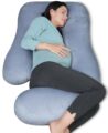 MOON PARK Pregnancy Pillows for Sleeping – U Shaped Full Body Maternity Pillow with Removable Cover – Support for Back, Legs, Belly, HIPS – 57 Inch Pregnancy Pillow for Women -… by MOON PARK