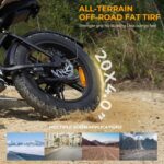 Moped Style 1500W/2000W Electric Bike for Adults,28mph/30mph/33mph Ebike&34-180Miles PAS Range,48V15.6ah/18.2ah/ (874Wh) Larger Battery, 20'' Fat Tire Electric Bike,UL Safety... by Tamobyke