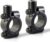 Motorcycle Mirrors Mounts 7/8″ Handlebar Mirror Mount Holder Clamp Adaptor 10mm Thread For Motorcycles ATV Scooter Black(Pack of 2) by Lyn666