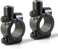 Motorcycle Mirrors Mounts 7/8″ Handlebar Mirror Mount Holder Clamp Adaptor 10mm Thread For Motorcycles ATV Scooter Black(Pack of 2) by Lyn666