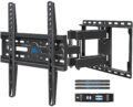 Mounting Dream TV Wall Mount for 32-65 Inch Television,Mount with Swivel and Tilt, Full Motion Bracket with Articulating Dual Arms, Fits 16inch Studs, Max VESA 400X400 mm,… by Mounting Dream