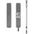 MR.SIGA Flexible Microfiber Long Duster for Gap Cleaning, Stainless Steel Adjustable Handle, Washable Gap Cleaning Duster Gray by MR.SIGA
