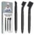 MR.SIGA Grout Cleaner Brush Set, Detail Cleaning Brush Set for Tiles, Sinks, Drains, Grout Brush for Edge, Crevice Cleaning by MR.SIGA