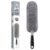 MR.SIGA Lint Free Microfiber Duster, Washable Duster for Household Cleaning Gray by MR.SIGA