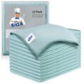 MR.SIGA Ultra Fine Microfiber Cloths for Glass, Pack of 12, 35 x 40cm 13.7″ x 15.7″ by MR.SIGA