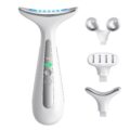 Multi-Functional Beauty Device – 4-in-1 Face, Neck, Eye & Body Massager | Red Light Therapy | Skin Lifting & Firming | Wrinkle & Dark Circle Reducer | Portable Face Sculpting Tool by AZMAVO