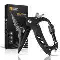 Multitool Carabiner with Pocket Knife, Stocking Stuffers Gifts for Men, EDC Carabiners with Folding Knives, Bottle Opener, Window Breaker and Screwdriver, Survival Gear for… by FUNBRO