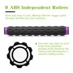 Muscle Roller, Massage Roller Stick for Athletes, Help Reducing Muscle Soreness Cramping Tightness Leg Arms Back Calves Muscle Massager by MZDXJ