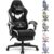 N-GEN GAMING Video Gaming Chair Office Computer Desk Use Ergonomic Reclining Backrest Adjustable Armrests Lumbar Support Footrest High Density Foam Breathable Fabric Heavy Duty… by N-GEN GAMING