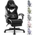 N-GEN GAMING Video Gaming Chair Office Computer Desk Use Ergonomic Reclining Backrest Adjustable Armrests Lumbar Support Footrest High Density Foam Breathable Fabric Heavy Duty… by N-GEN GAMING